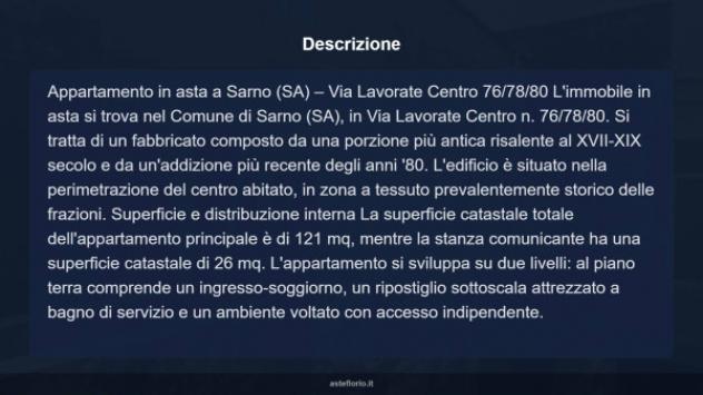 Immobile in asta di 121 m² in vendita a Sarno - Foto 8