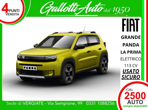 FIAT Grande Panda Elettrica Elettrica La Prima