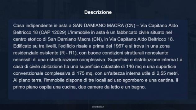Immobile in asta di 146 m² con più di 5 locali in vendita a San Damiano Macra - Foto 16