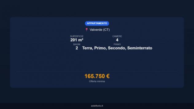 Immobile in asta di 201 m², box auto in vendita a Valverde - Foto 18