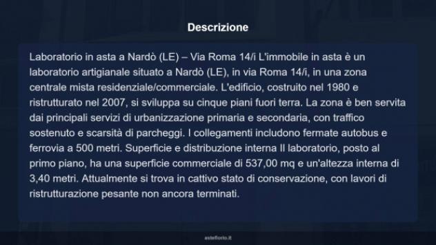 Immobile in asta di 537 m² in vendita a Nardò - Foto 8