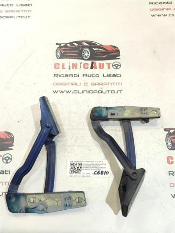 CERNIERE BAULE COFANO POSTERIORE DX SX VOLKSWAGEN New Beetle Cabrio 1° Serie 1Y0827301C 1Y0827302C BCA (9810) - Foto 2