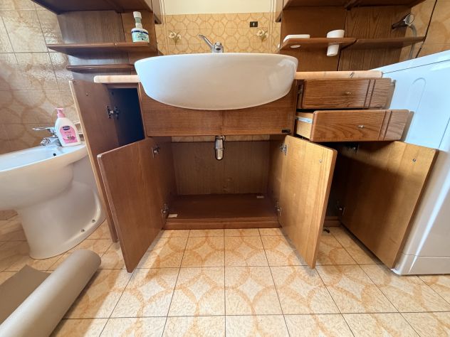 REGALO MOBILE BAGNO COMPLETO IN LEGNO