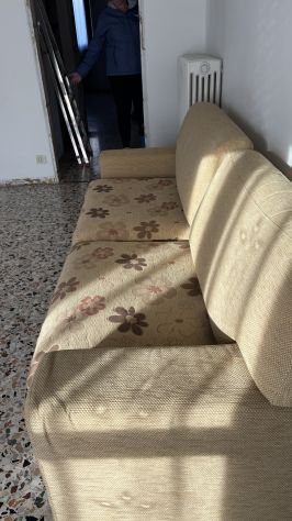 Divano 3 posti beige 212 cm - Foto 3