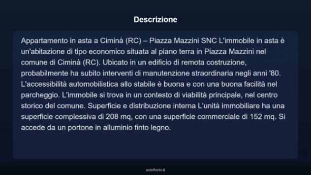 Immobile in asta di 208 m² con più di 5 locali in vendita a Ciminà - Foto 5