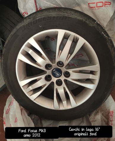 4 Cerchi in lega 16" originali Ford (5x108) per Focus, e altre.