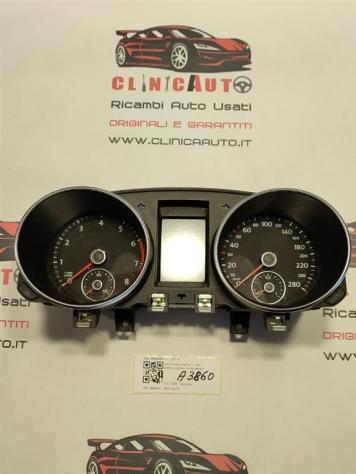 QUADRO STRUMENTI VOLKSWAGEN Golf 6 Berlina 5K6920871 GTI CCZB (0812)