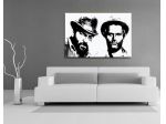 Quadro Terence Hill Bud Spencer dipinto a mano