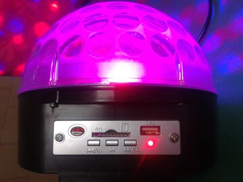 PROIETTORE DI EFFETTI LUCE RGB CRISTAL MAGIC BALL CON AMPLIFICATORE - Foto 3