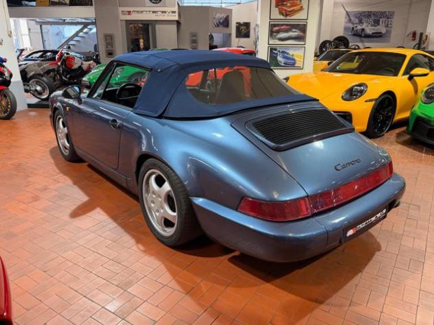 PORSCHE 911 964 Cabrio-Baltic Blu-Pelle Blu-Capote Blu rif. 24098111 - Foto 4