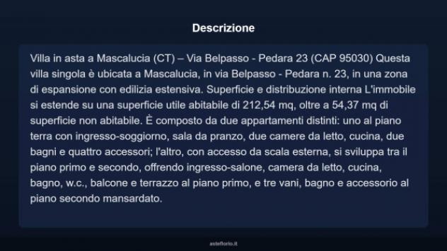 Immobile in asta di 212 m² in vendita a Mascalucia - Foto 3