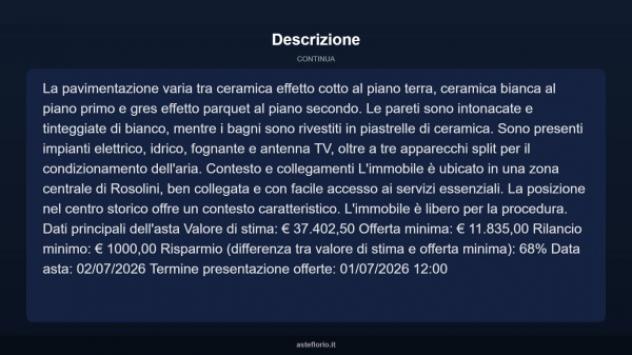 Immobile in asta di 93 m² in vendita a Rosolini - Foto 13