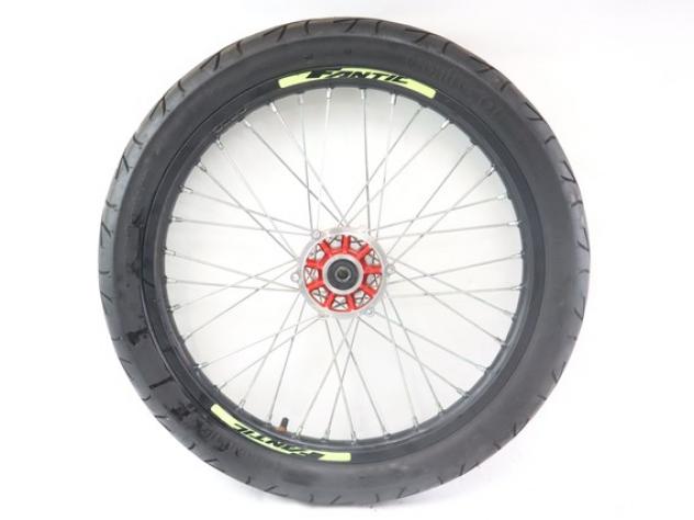 FANTIC MOTOR XEF 125 4T PERFORMANCE 04750020 CERCHIO RUOTA ANTERIORE (STORTO) 21X1.60 23 - 24 FRONT WHEEL - Foto 3