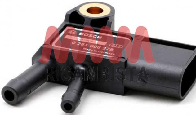 A6429050100 Mercedes sensore Bosch di pressione gas di scarico - Foto 3