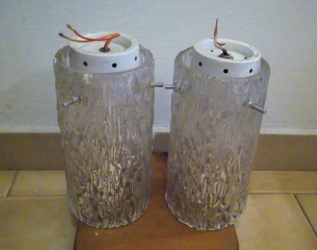 Coppia di lampade Barovier toso Veneziana x bagno