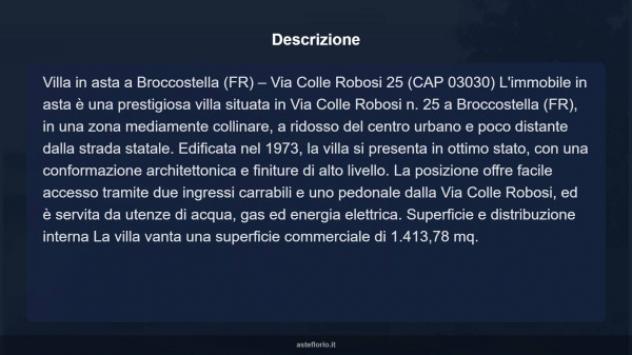 Immobile in asta di 1413 m² con più di 5 locali e box auto in vendita a Broccostella - Foto 15