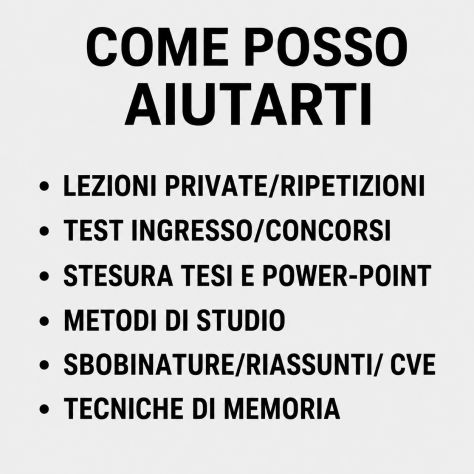 Lezioni private: Matematica, Fisica, Chimica, Biologia | Salerno (anche ON-LINE)