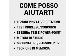 Lezioni private: Matematica, Fisica, Chimica, Biologia | Salerno (anche ON-LINE)