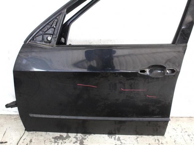 41517211423 PORTA ANTERIORE SINISTRA GUIDATORE BMW X5 E70 3.0 D 4X4 173KW AUT 5P (2007) RICAMBIO USATO GRAFFIATA - Foto 6