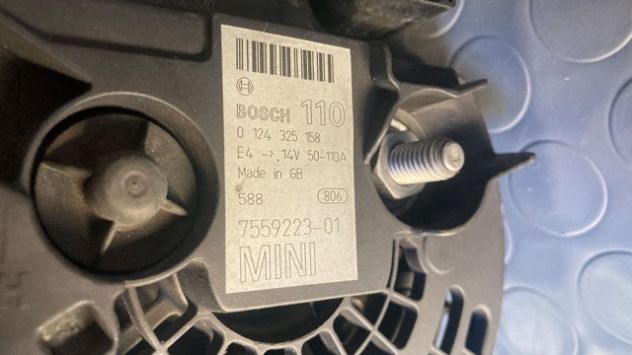 Alternatore Mini One 1.6 benzina R50 del 2005 (0124325158) - Foto 4
