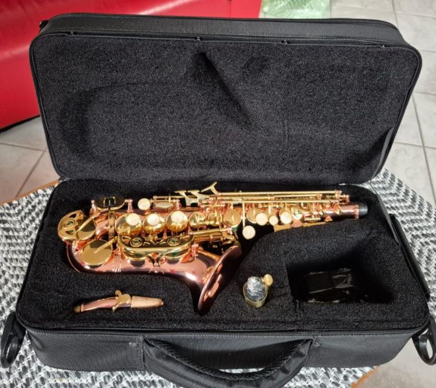 Sax Soprano CURVO YANAGISAWA SC 992 Style Fusto in RAME Nuovo (Garanzia) - Foto 2