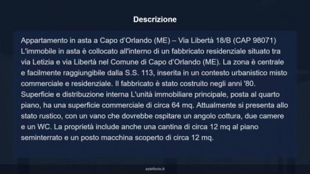 Immobile in asta di 64 m² in vendita a Capo d'Orlando - Foto 10