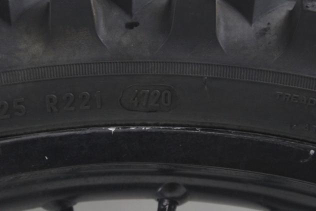 HONDA CRF 250 X 44650KSC000 CERCHIO A RAGGI ANTERIORE 21X1.60 2004 FRONT WHEEL PNEUMATICO OK - Foto 6