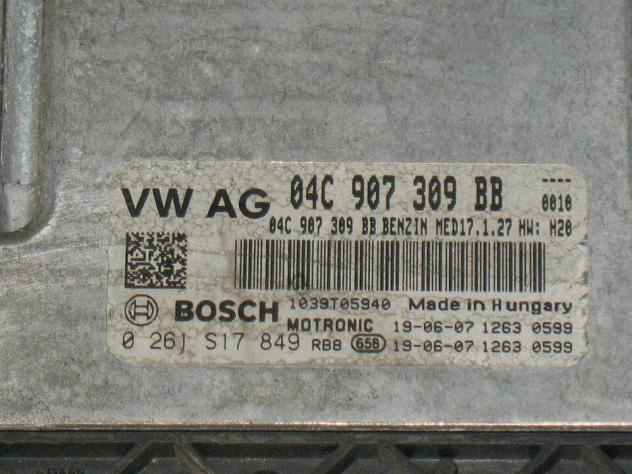 0261S17849 ECU AUDI A1 POLO 1.0 TSi 0261S17849 04C907309BB MED17.1.27 - Foto 2