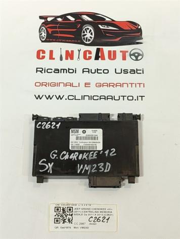 CENTRALINA MEMORIA SEDILE ANTERIORE SX JEEP Grand Cherokee 4° Serie 05026615AM VM23D diesel 2987 (1121)