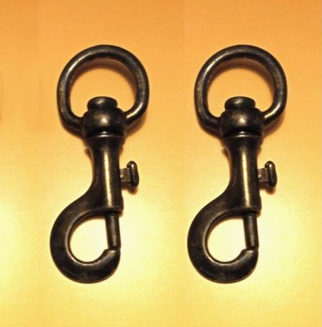 MOSCHETTONI GRANDI PER BORSE E GUINZAGLI