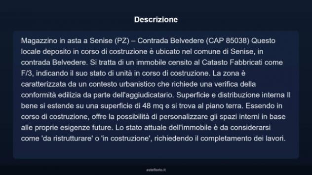 Immobile in asta di 48 m² in vendita a Senise - Foto 9