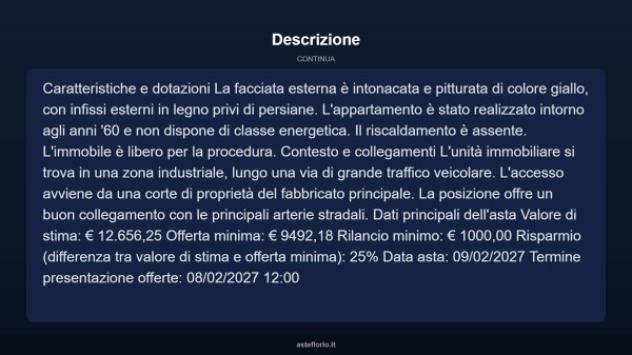 Immobile in asta di 40 m² in vendita a Collesalvetti - Foto 5