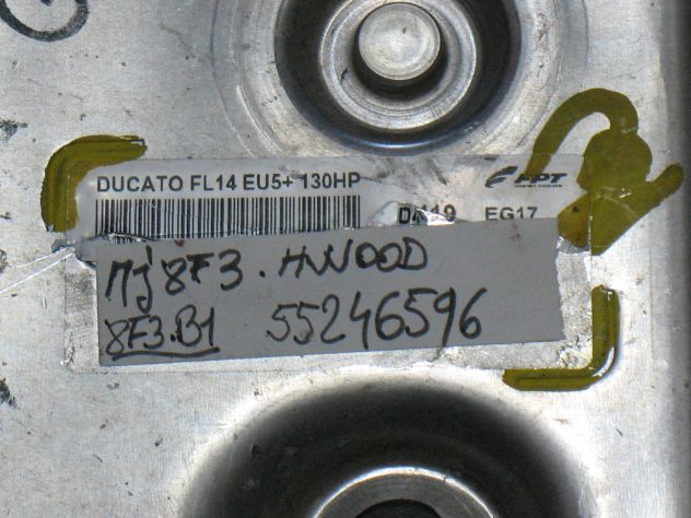 55246596 ECU CENTRALINA FIAT DUCATO 130HP 55246596 MJD 8F3.B1 HW00D - Foto 2
