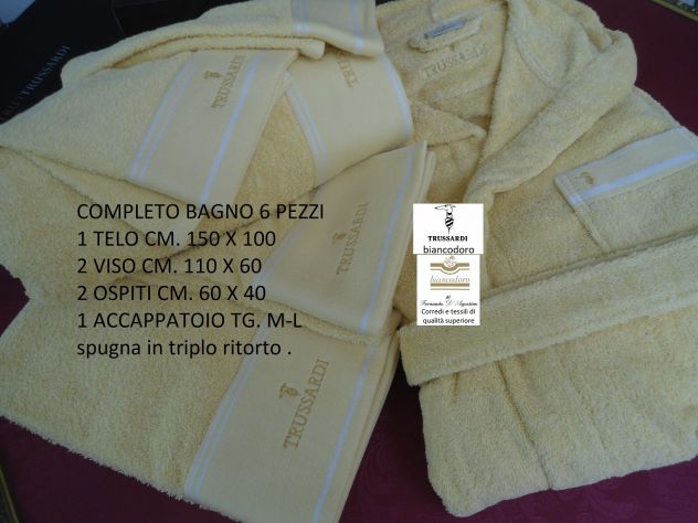 TRUSSARDI ; Spugne , biancheria casa , corredi , ecc. varie offerte . - Foto 2