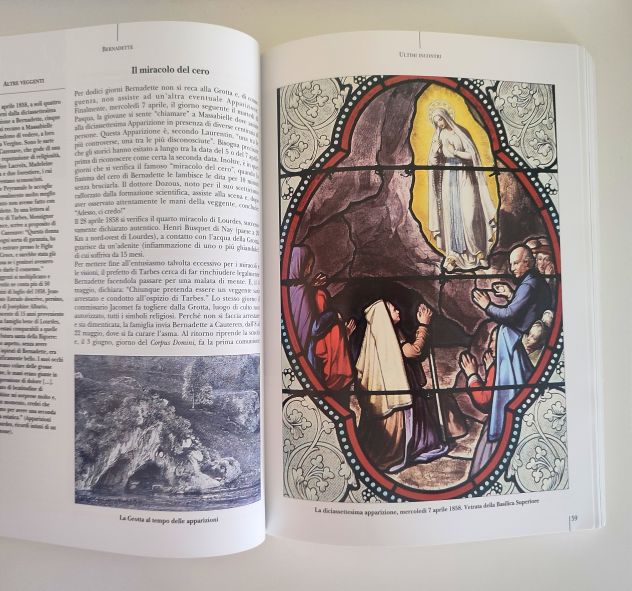 Libro su Lourdes e la storia delle apparizioni mariane, con fotografie, nuovo - Foto 6