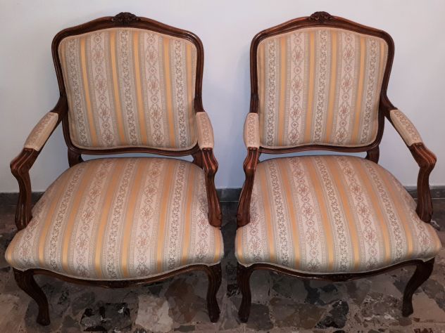 Divano e due poltrone in stile Luigi XV - Foto 2