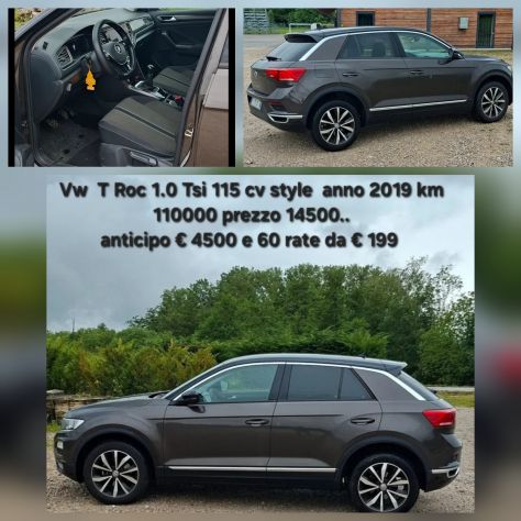 Vw T Roc 1.0 Tsi 115 cv Style +teck pack finanziabile