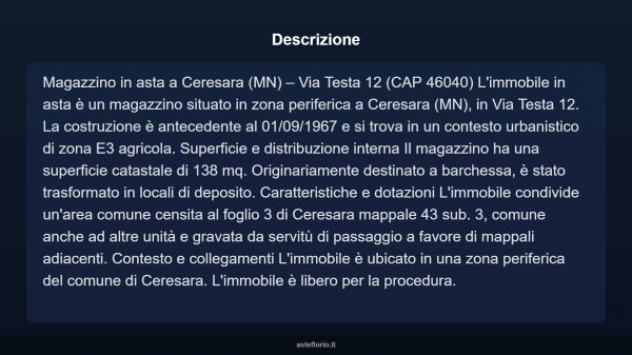Immobile in asta di 138 m² in vendita a Ceresara - Foto 5
