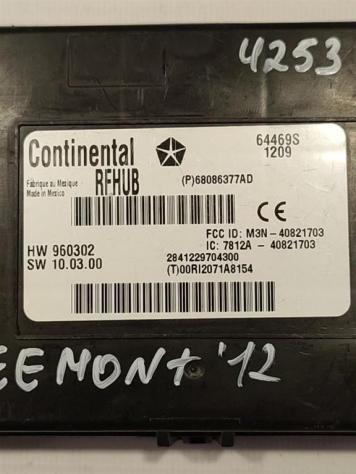CENTRALINA ANTENNA FIAT Freemont 1° Serie 68086377AD (11) - Foto 2