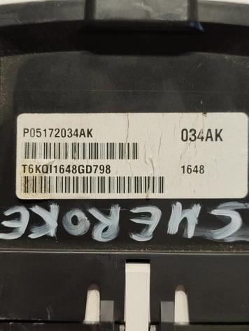 QUADRO STRUMENTI JEEP Cherokee 5° Serie P05172034AK A2C53307236G ENS (0813) - Foto 3