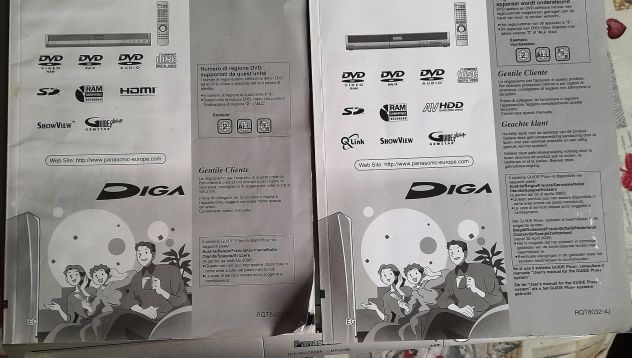 coppia dvd recorder panasonic guasti - Foto 2