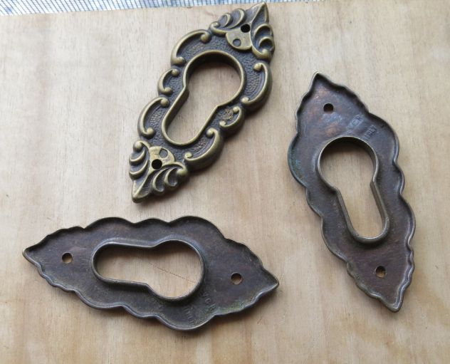 N° 3 BOCCHETTE IN OTTONE PER MOBILI VARI - - Foto 3