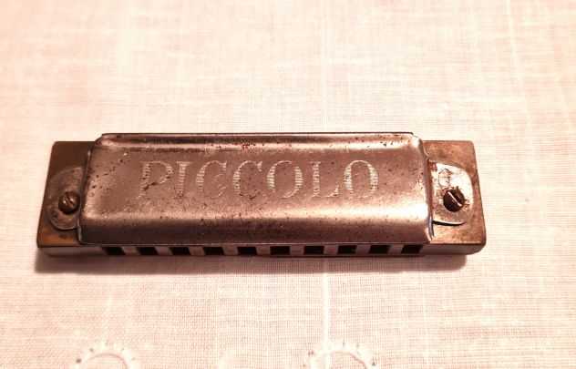 M. HOHNER "PICCOLO" Armonica, Made Germany , anni ' 40 tonalità G . - Foto 4
