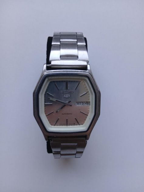 Seiko 5 Automatico Vintage RARO Cassa Esagonale – Quadrante Gradien - Foto 10