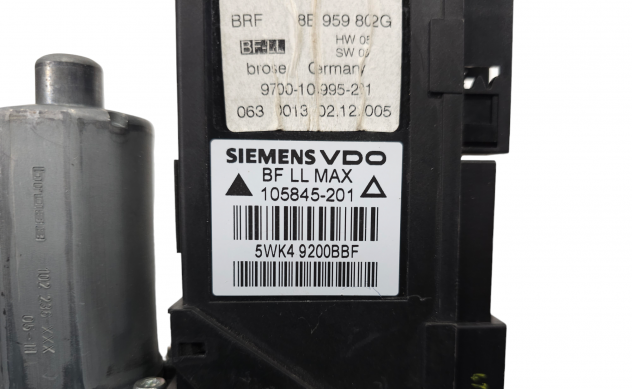 MOTORINO ALZAVETRO ANTERIORE DESTRA AUDI A4 Avant (8ED) 8E1959802G (0408) - Foto 5