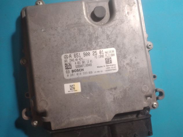 CENTRALINA MOTORE MERCEDES BENZ, BOSCH 0 281 018 333, 0281018333, A 651 900 25 0 - Foto 2
