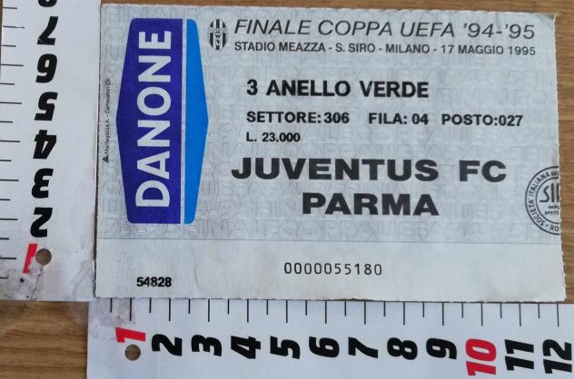 Biglietto Juventus - Real Madrid del 5 novembre 1986 in Coppa dei Campioni - Foto 2