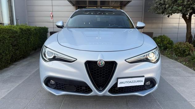 Alfa Romeo Stelvio 2.2 Turbodiesel 210 CV AT8 Q4 Veloce *TETTO, 20'', UNIPRO, TAGLIANDI, PROMO AZZURRA* - Foto 2