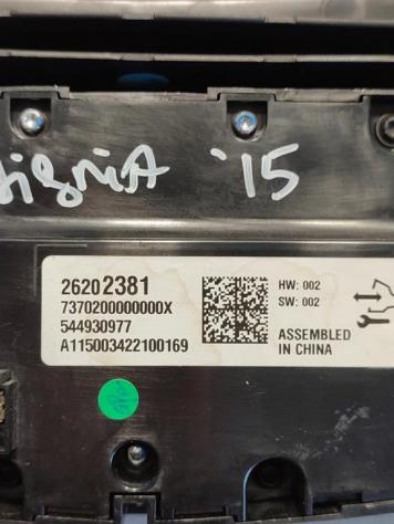 CENTRALINA CLIMA OPEL Insignia Berlina 26202381 A20DTR (0817) - Foto 4