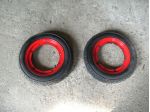 ruote n. 2 per carrello motocoltivatore 300/10 complete di cerchio come nuove